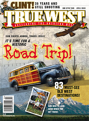 TRUE WEST magazine side cover April 2010