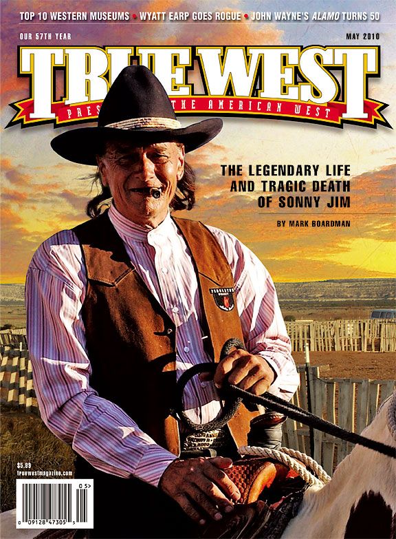 TRUE WEST magazine side cover May 2010