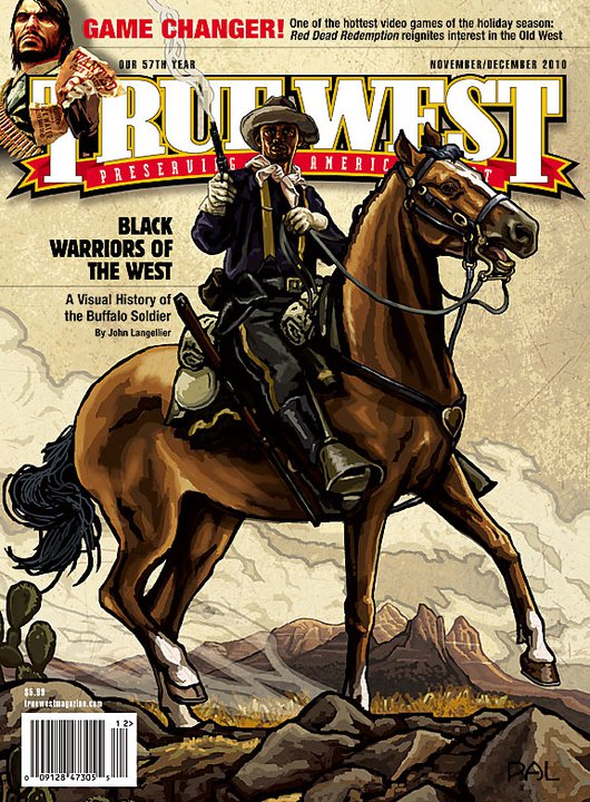 TRUE WEST magazine side cover November/December 2010