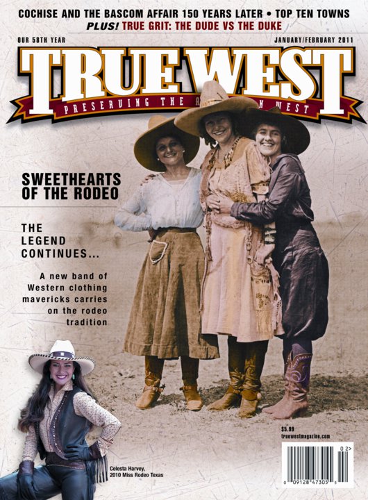 TRUE WEST magazine side cover January/February 2011