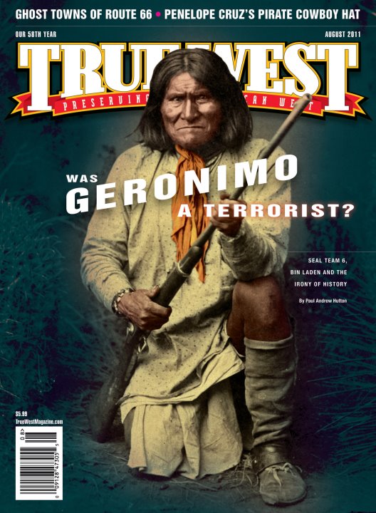 TRUE WEST magazine side cover August 2011