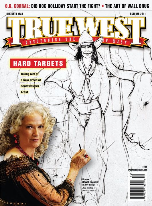TRUE WEST magazine side cover October 2011