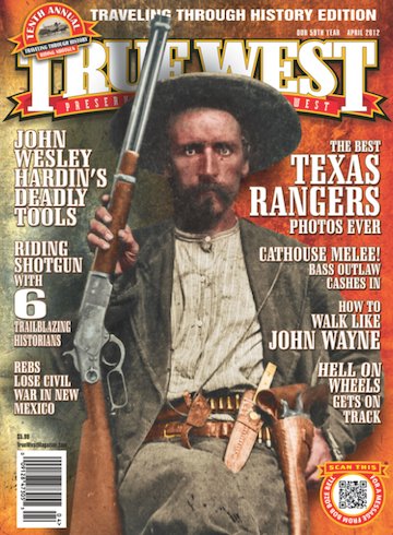 TRUE WEST magazine side cover April 2012