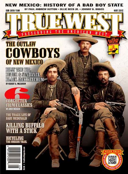 TRUE WEST magazine side cover May 2012