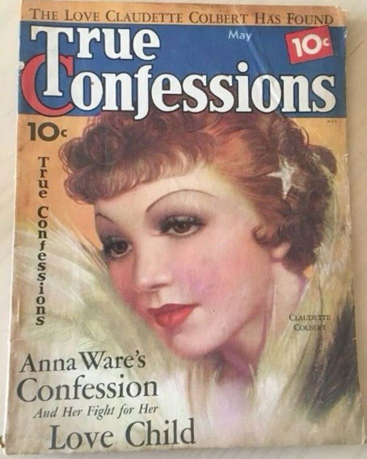 Claudette Colbert magazine cover