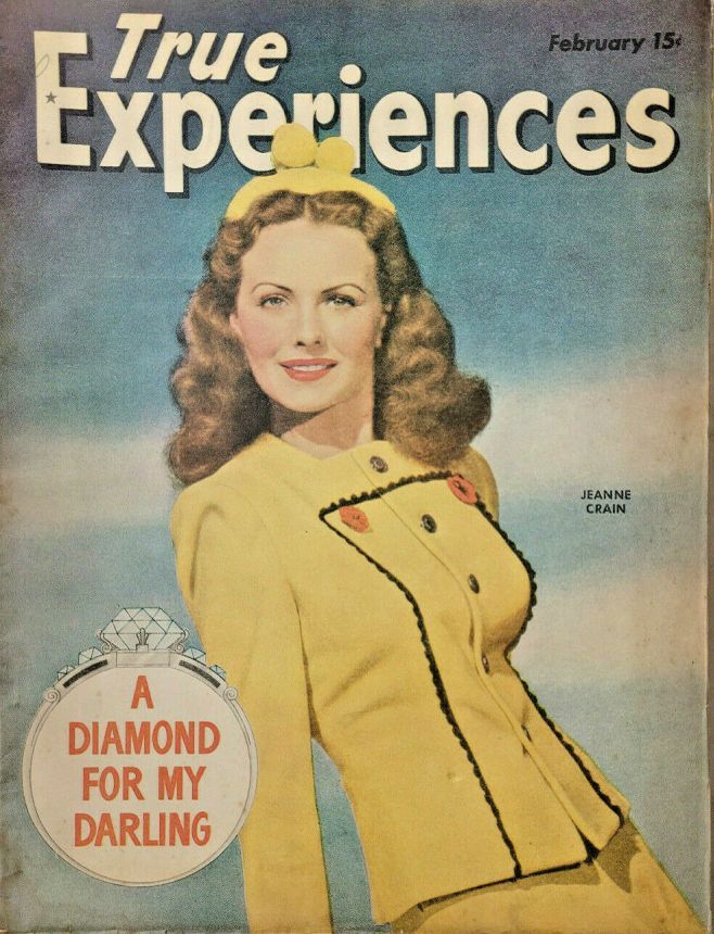 TRUE EXPERIENCES magazine side cover  February 1946