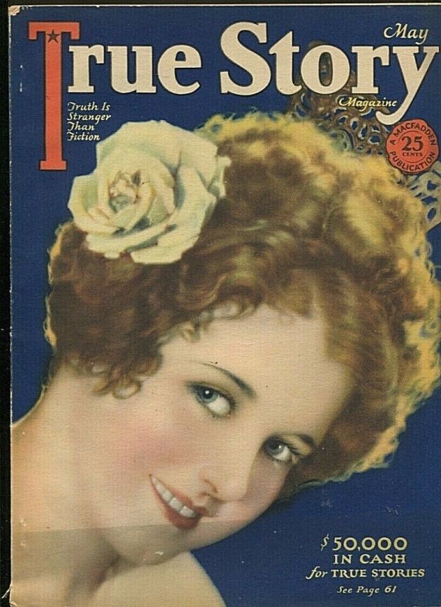 TRUE STORY magazine side cover  May 1926