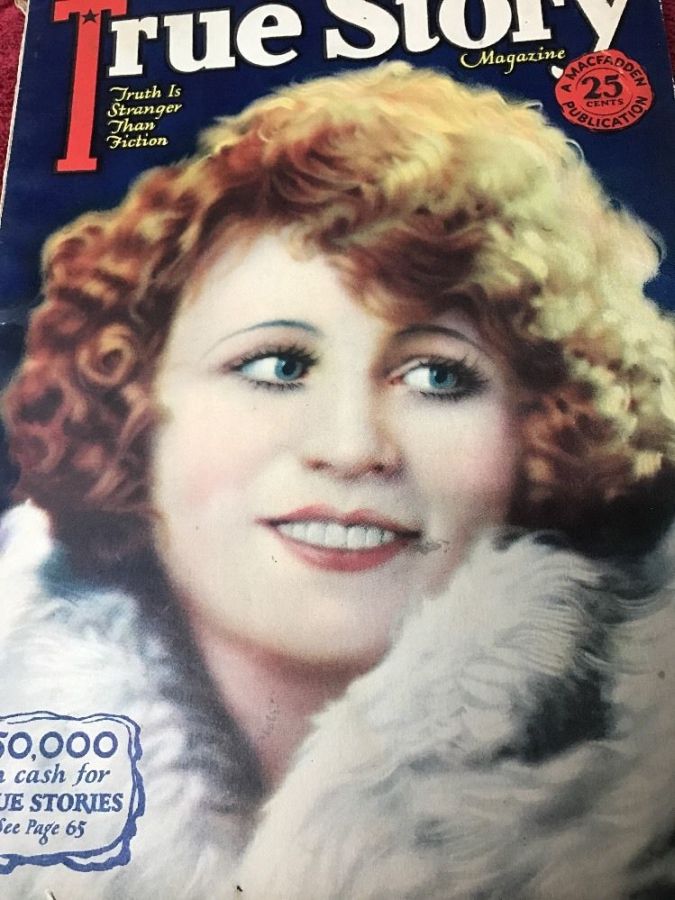 TRUE STORY magazine side cover December 1925