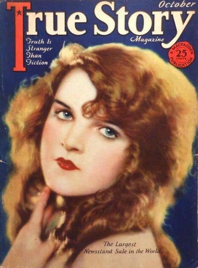 TRUE STORY magazine side cover  October 1926