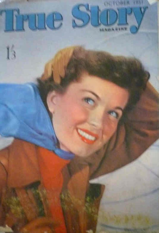TRUE STORY (UK) magazine side cover  October 1951