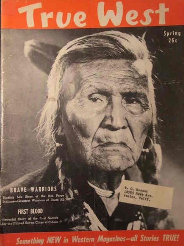 TRUE WEST magazine side cover Issue 4 Spring 1954