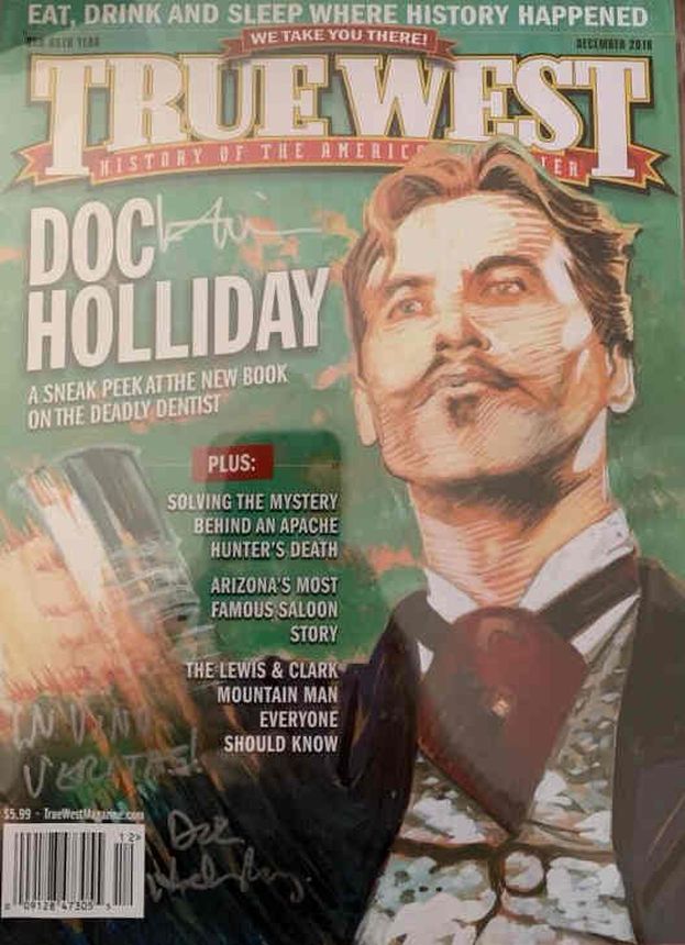 TRUE WEST magazine side cover  December 2018