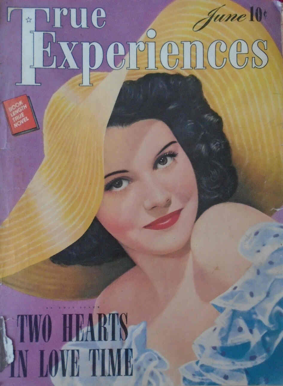 TRUE EXPERIENCES magazine side cover June 1942