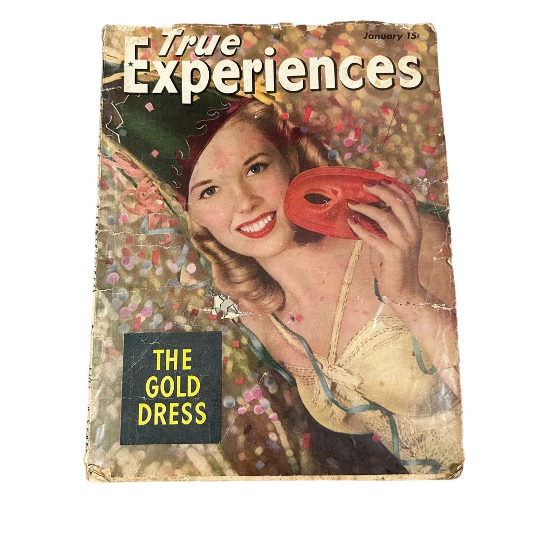 TRUE EXPERIENCES magazine side cover  January 1946
