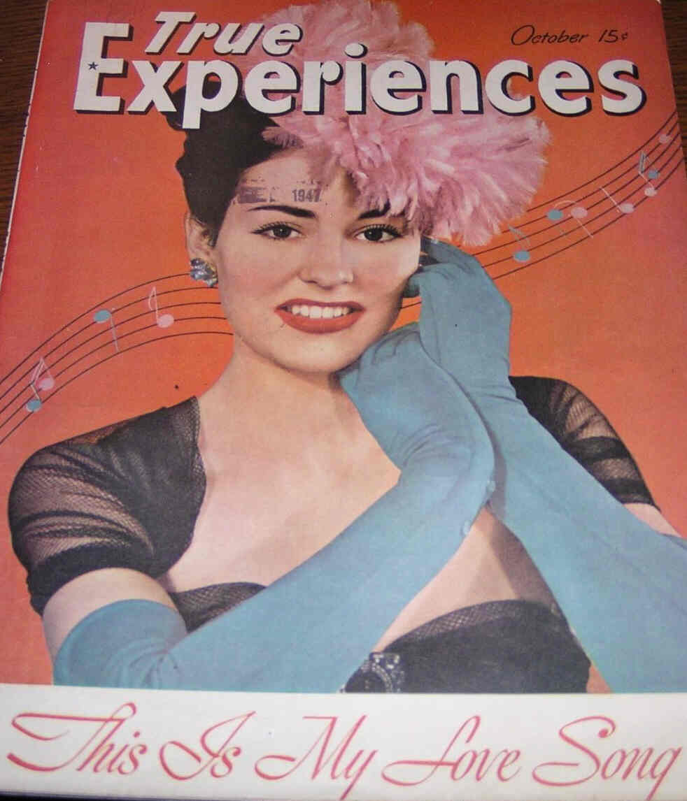 TRUE EXPERIENCES magazine side cover October 1946
