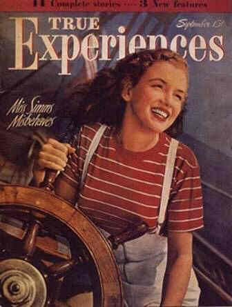 TRUE EXPERIENCES magazine side cover September 1947