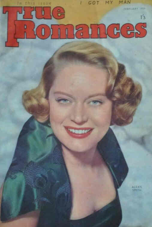 TRUE ROMANCES (UK) magazine side cover  February 1954