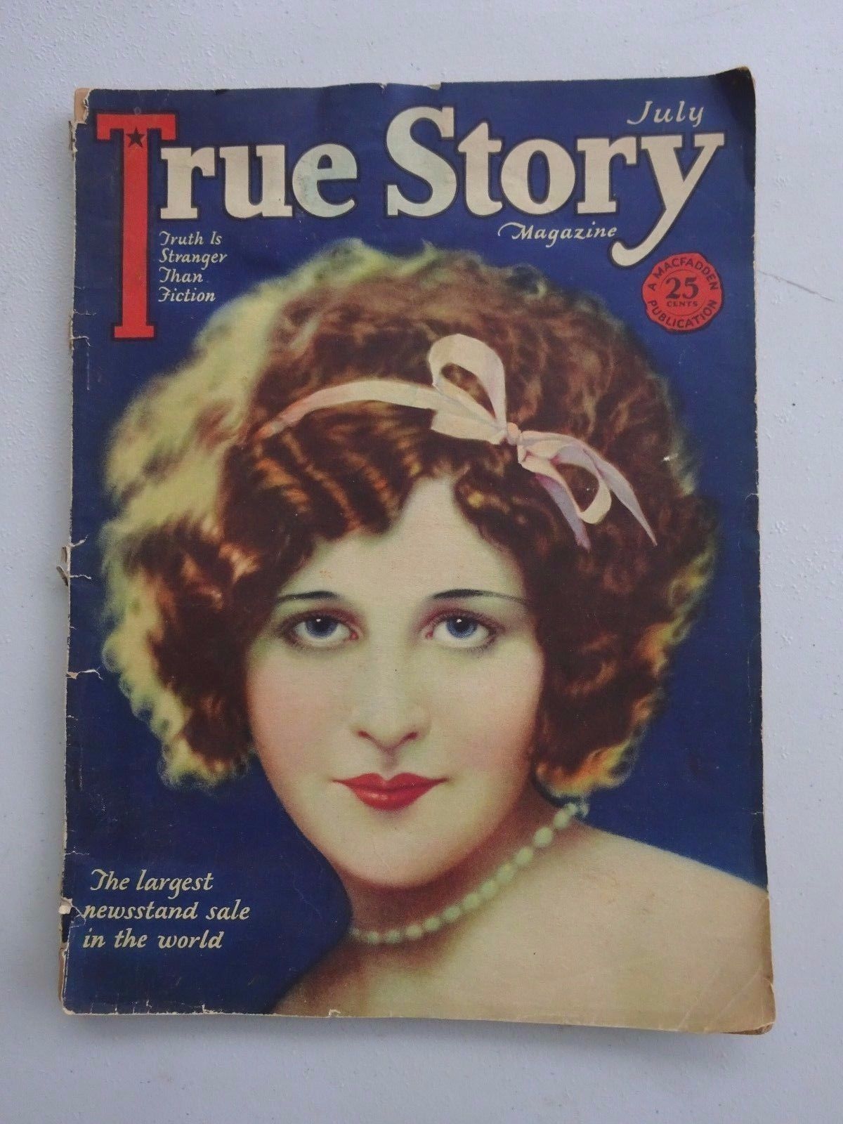 TRUE STORY magazine side cover July 1926