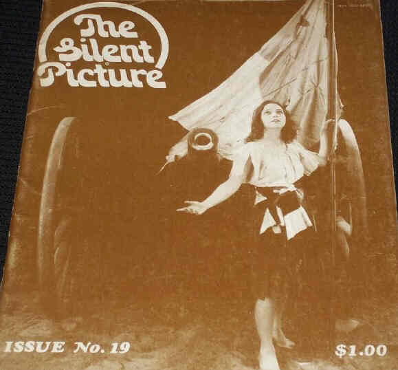 SILENT PICTURE | THE magazine side cover Issue 19 Autumn 1974