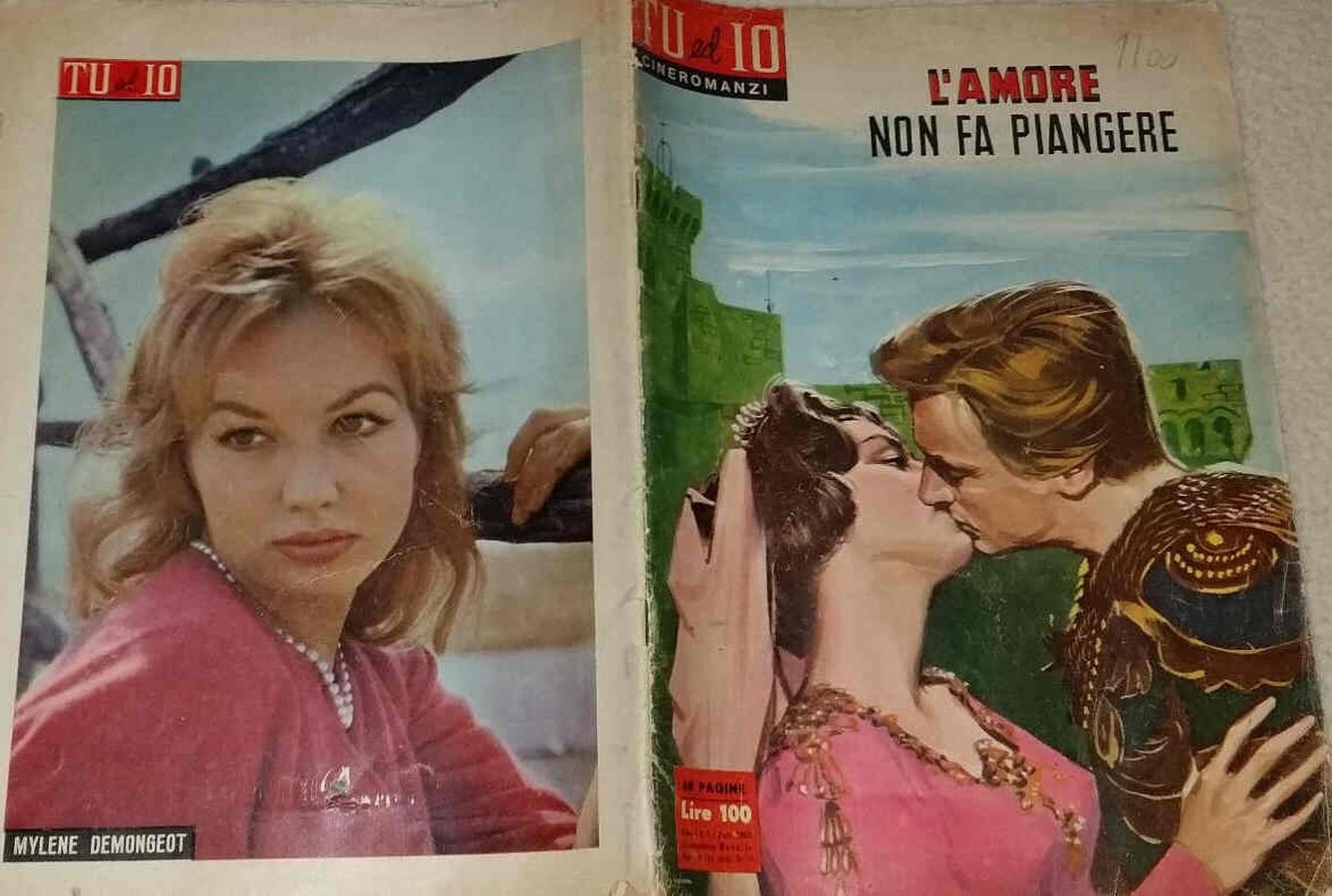 TU ED IO CINEROMANZI magazine side cover Issue 1   1960