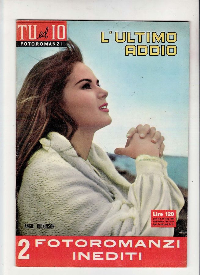 TU ED IO CINEROMANZI magazine side cover Issue 18   1963