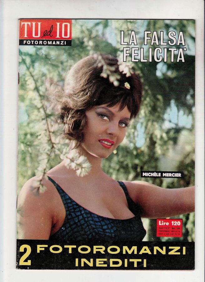TU ED IO CINEROMANZI magazine side cover Issue 27  March 1964