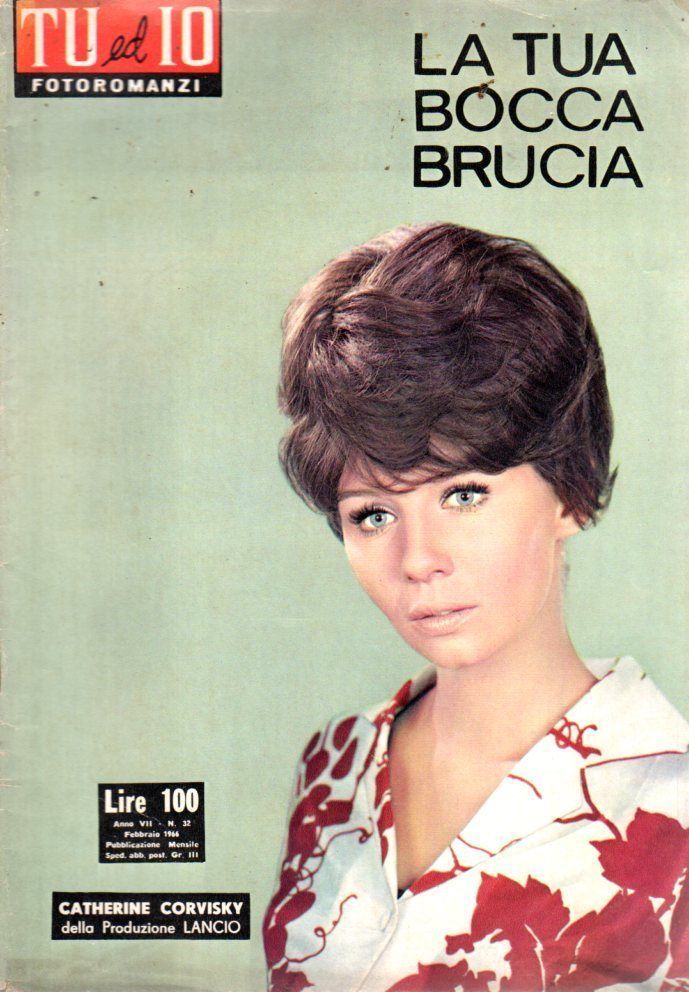 TU ED IO CINEROMANZI magazine side cover Issue 32 February 1966