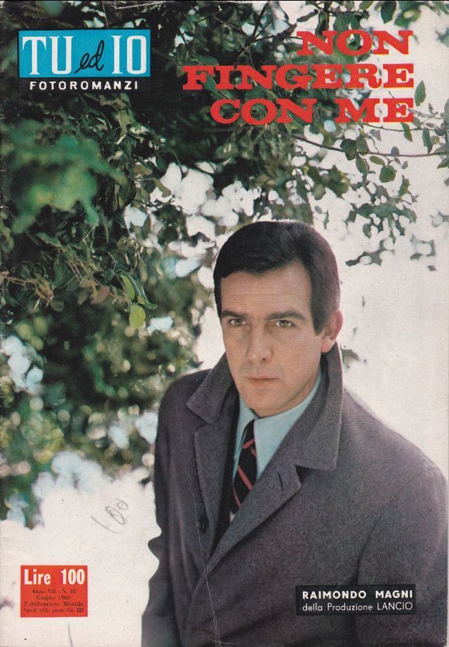 TU ED IO CINEROMANZI magazine side cover Issue 36 June 1966