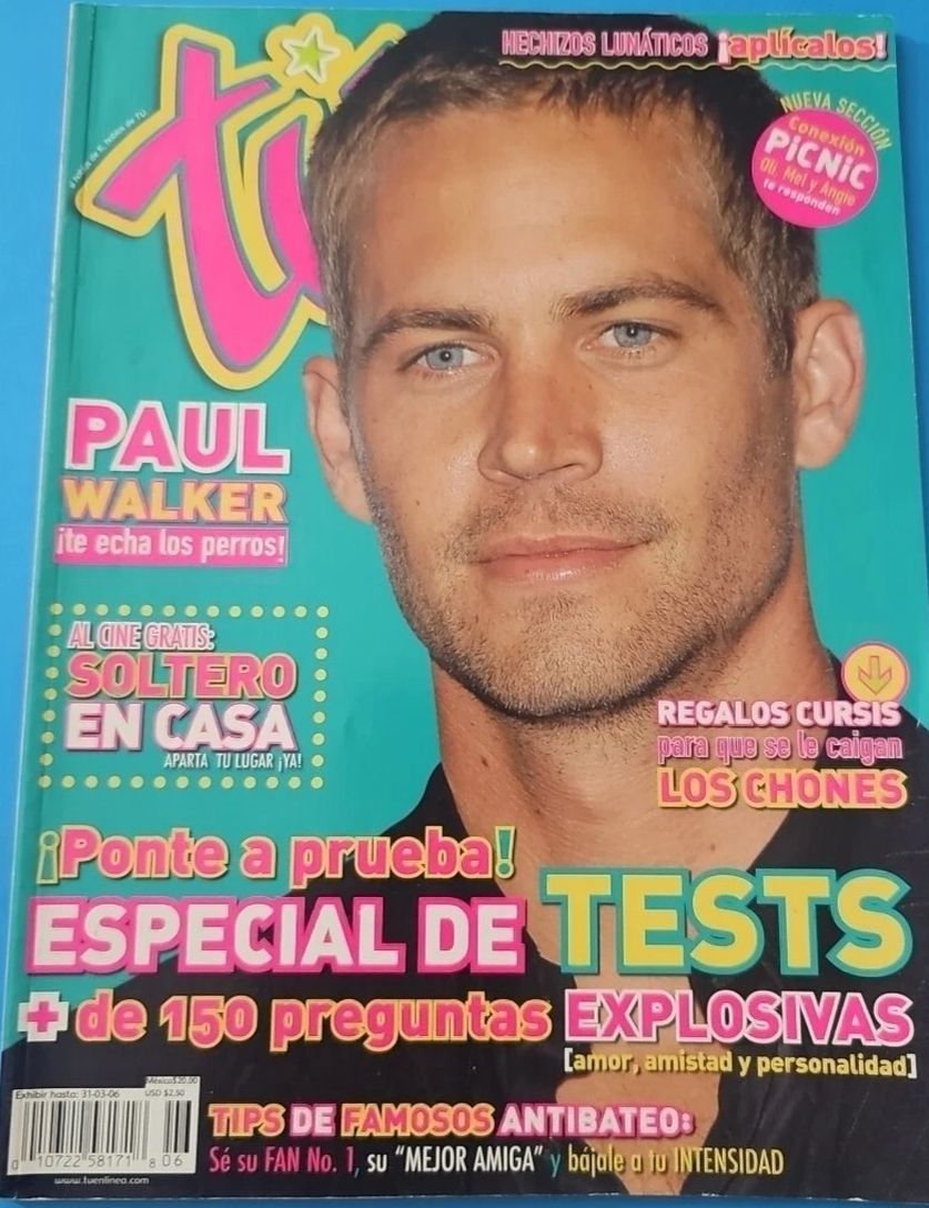TU MEXICO magazine side cover 31 March 2006