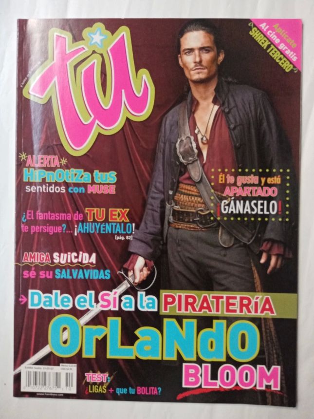 TU MEXICO magazine side cover  May 2007
