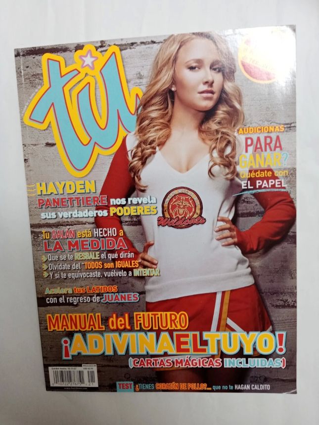 TU MEXICO magazine side cover  November 2007