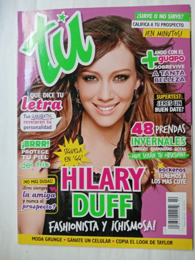 TU MEXICO magazine side cover  December 2009