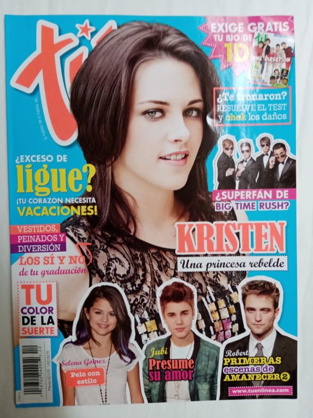 TU MEXICO magazine side cover  June 2012