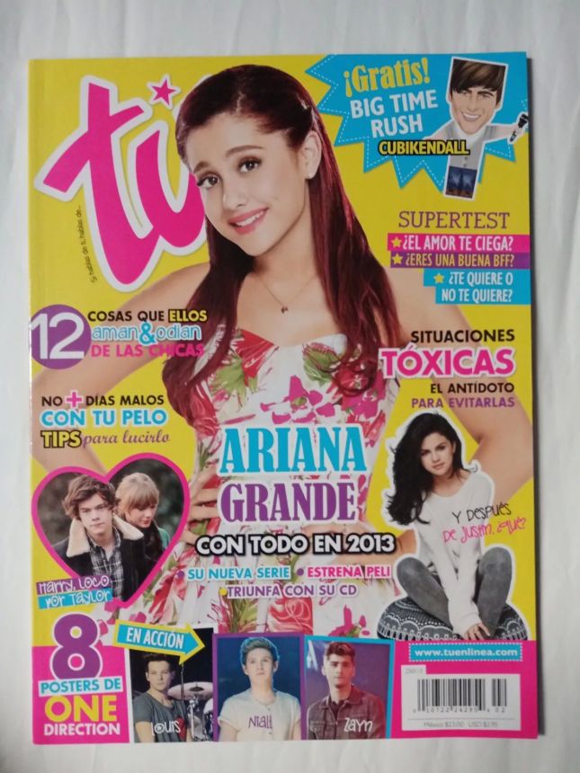 TU MEXICO magazine side cover  January 2013