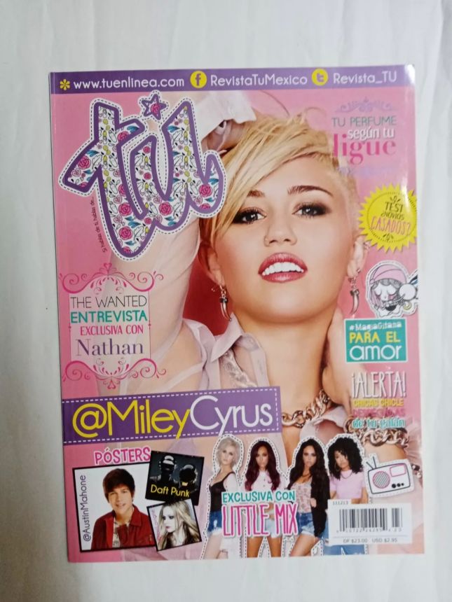 TU MEXICO magazine side cover  December 2013