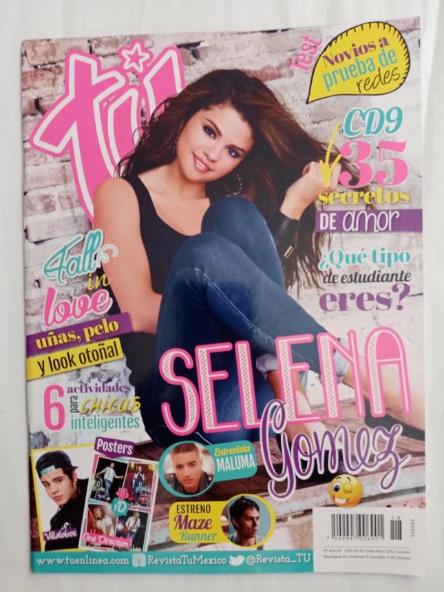 TU MEXICO magazine side cover  September 2015
