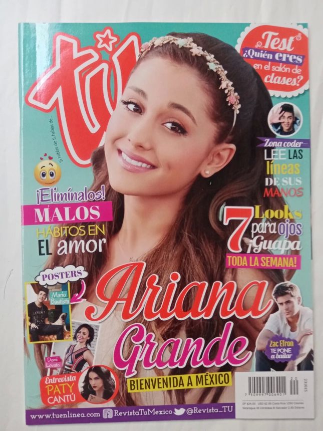 TU MEXICO magazine side cover  October 2015