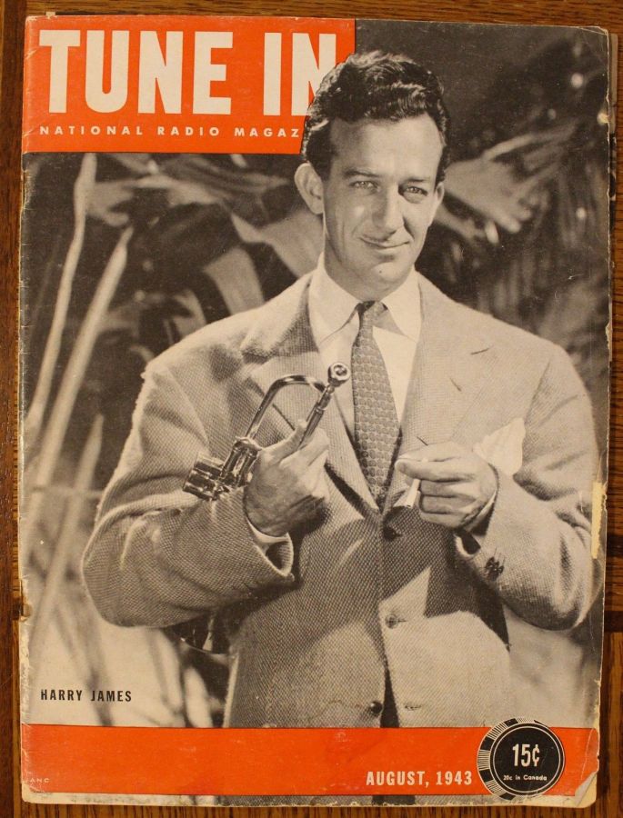 TUNE IN magazine side cover August 1943