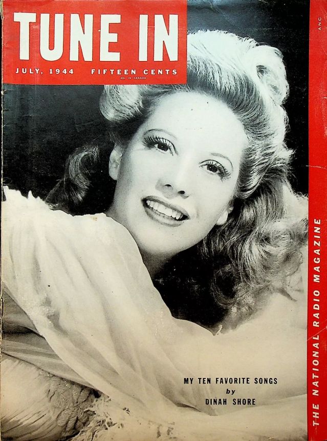 TUNE IN magazine side cover  July 1944