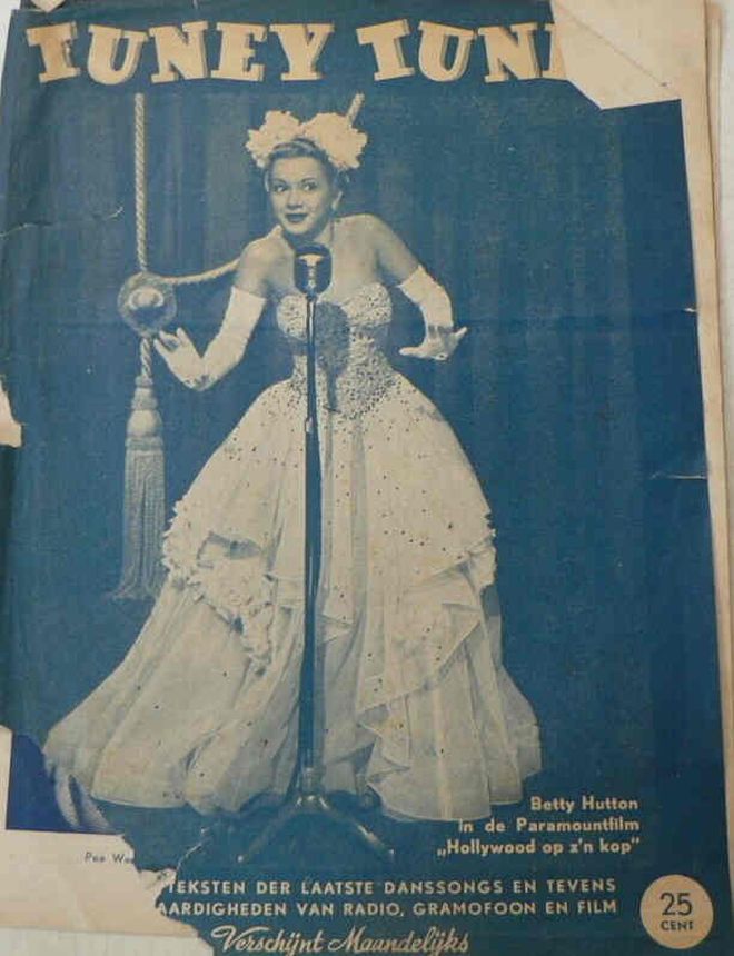 TUNEY TUNES magazine side cover Issue 64  May 1949