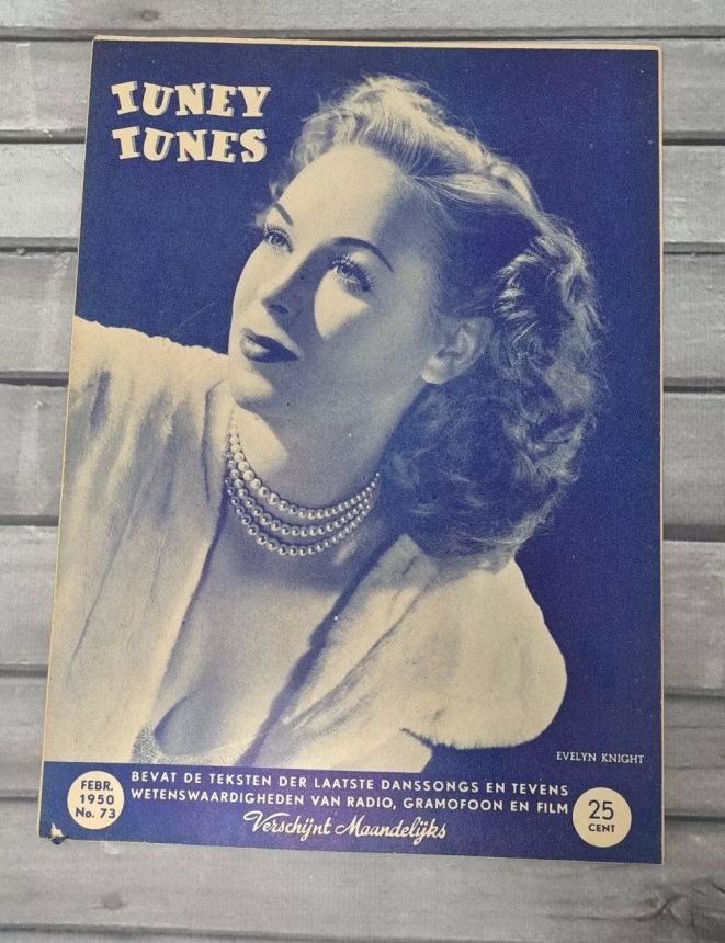 TUNEY TUNES magazine side cover Issue 73  February 1950