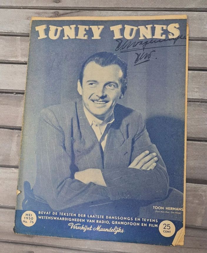 TUNEY TUNES magazine side cover Issue 76  May 1950