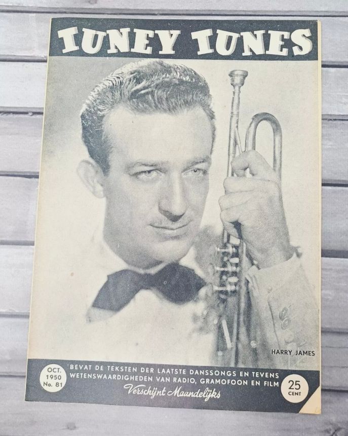 TUNEY TUNES magazine side cover Issue 81  October 1950