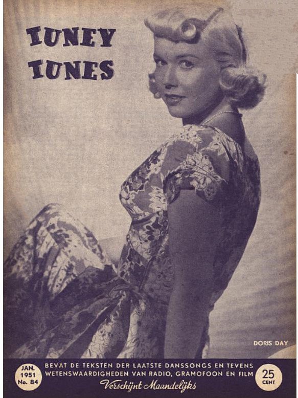 TUNEY TUNES magazine side cover Issue 84  January 1951