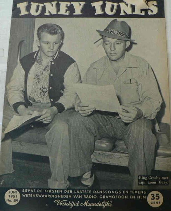 TUNEY TUNES magazine side cover Issue 89  June 1951