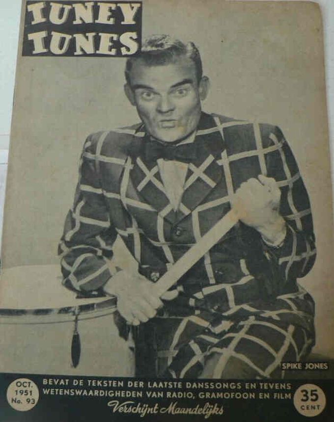 TUNEY TUNES magazine side cover Issue 93  October 1951
