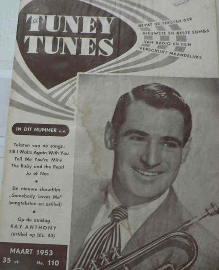 TUNEY TUNES magazine side cover Issue 110  March 1953