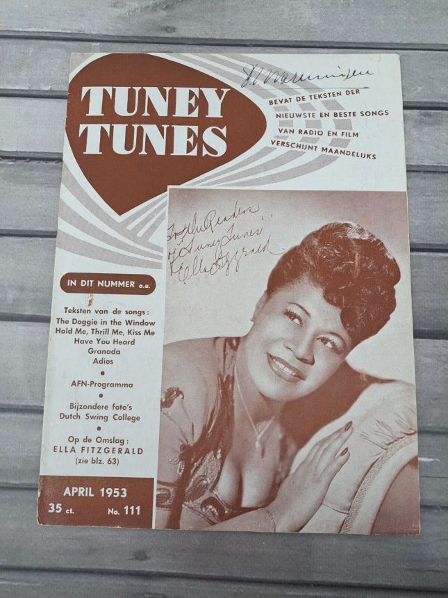 TUNEY TUNES magazine side cover Issue 111  April 1953
