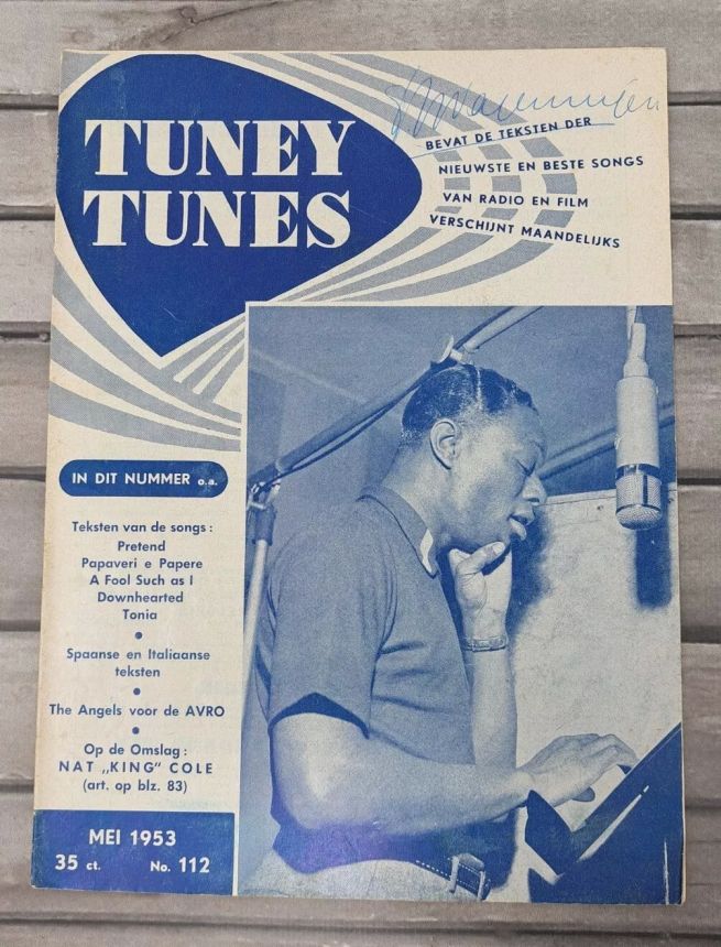 TUNEY TUNES magazine side cover Issue 112  May 1953
