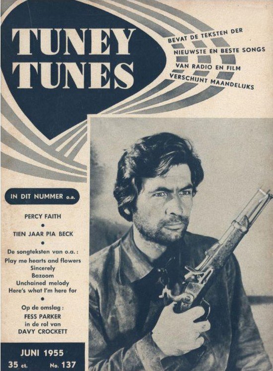 TUNEY TUNES magazine side cover Issue 137  June 1955